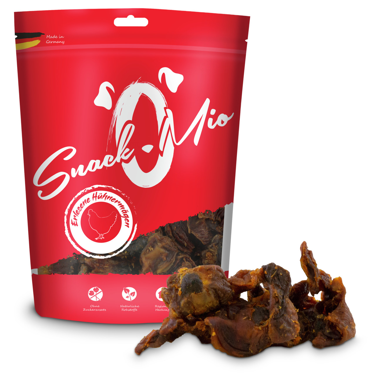 SnackOMio erlesene Hühnermägen Hundesnacks