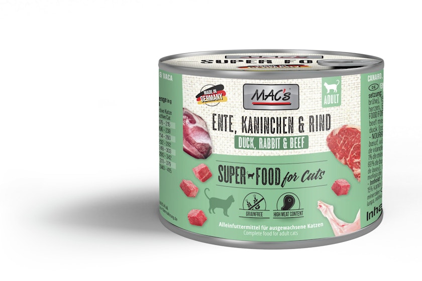 MAC's Cat Feinschmecker Menü 200g Dose KatzennassfutterVorschaubild