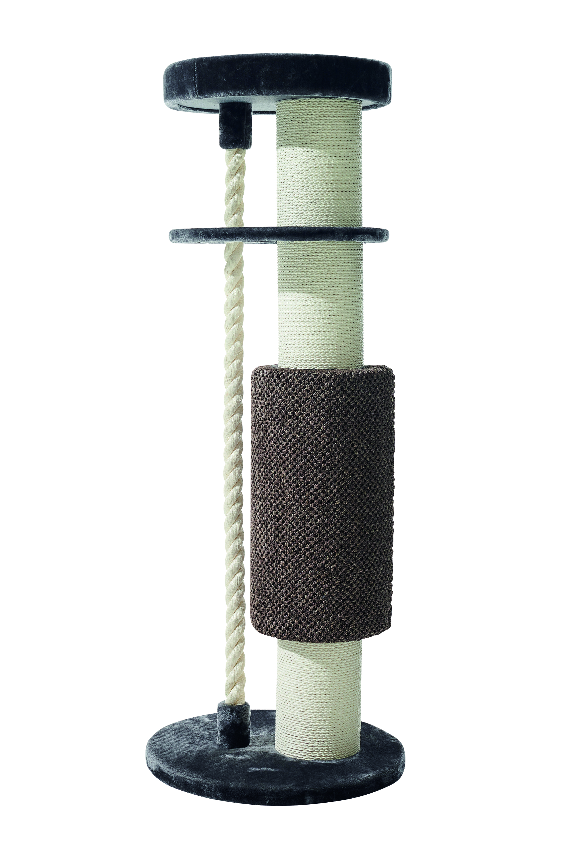 NOBBY Kratzbaum "ENJO" grau; Ø 60 x 164 cm