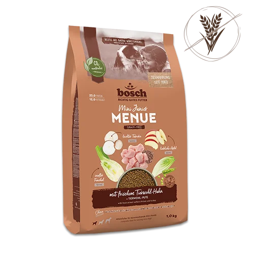 Bosch MENUE Mini Junior mit Tierwohl-Huhn 1kg 