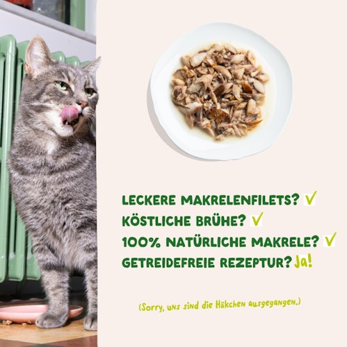 Edgard&Cooper Frische Makrele 70g Katzenfeuchtfutter