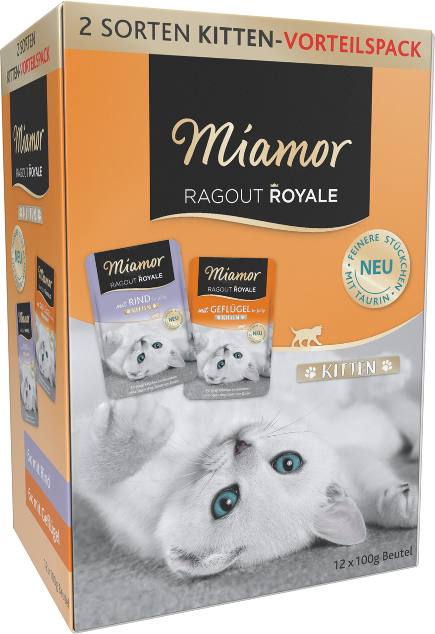 Miamor Ragout Royale in Jelly 12x100g Beutel Multipack Katzennassfutter