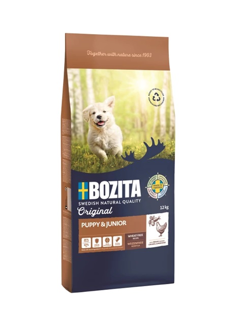 Bozita 12kg Original Puppy & Junior
