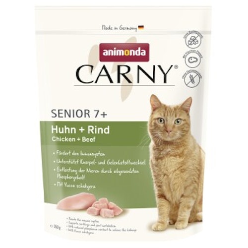 animonda Carny Senior 350g Huhn & Rind Katzentrockenfutter