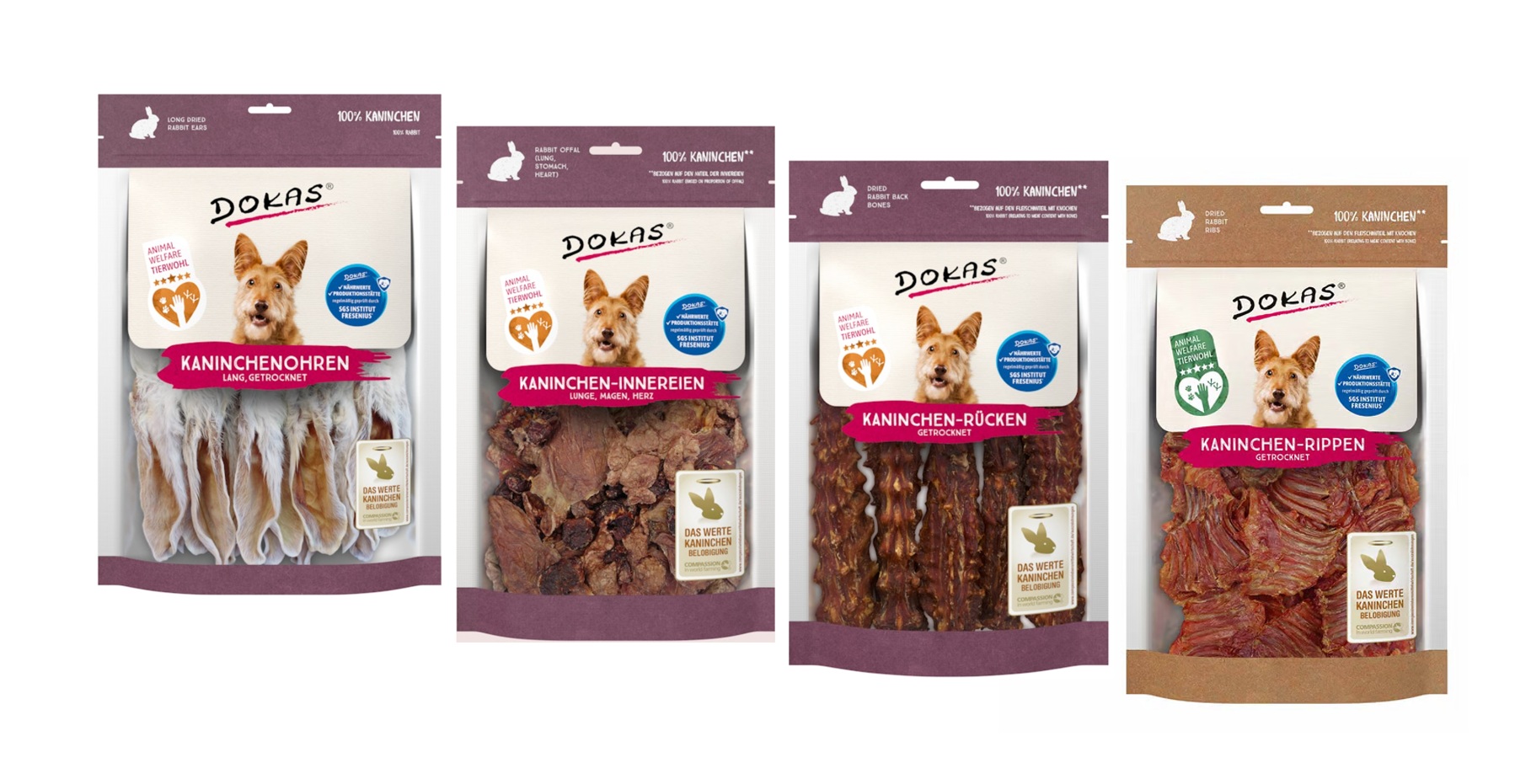 DOKAS Snack-Mix Kaninchen Hundesnacks