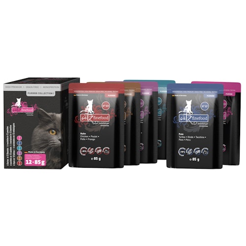 Catz finefood Purrrr Collection 12 x 85 Gramm Multipack Katzennassfutter