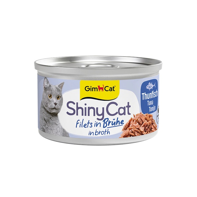 GimCat ShinyCat Brühe 70g-Dose  KatzennassfutterVorschaubild