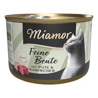 Miamor Feine Beute Dose 24x185g Pute & Kaninchen Katzennassfutter