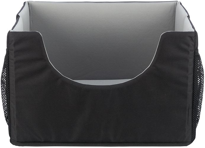 TRIXIE Autositz, 45 × 28 × 40 cm, schwarz/grau