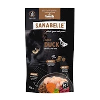 Sanabelle 5 x 250g Juicy Land-Ente Katzentrockenfutter-Sparpaket