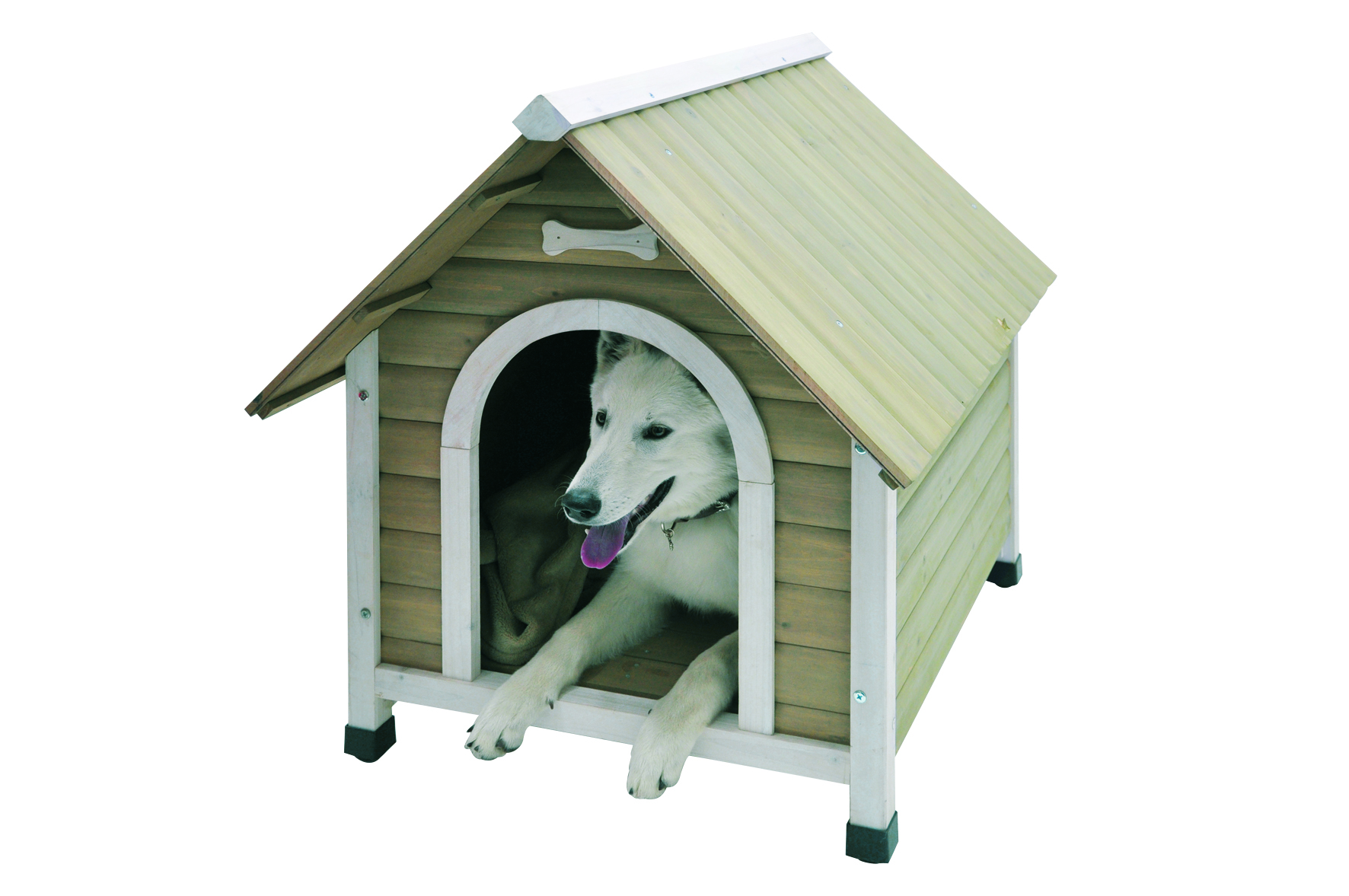 NOBBY Hundehütte "CIVETTA 2 JAVA" 84 x 70 x 82 cm