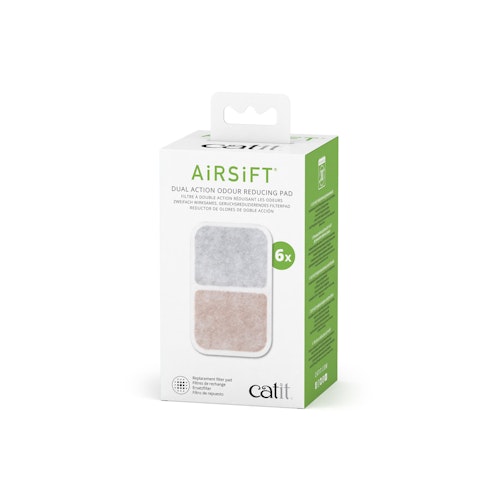 catit AiRSiFT Dual Action Pad 6er-Pack Katzentoilettenzubehör