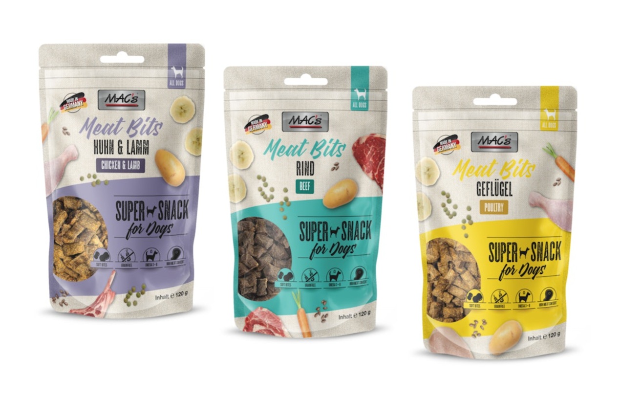 MAC's Snack-Mix Meat-Bits 3x120g Hundesnack