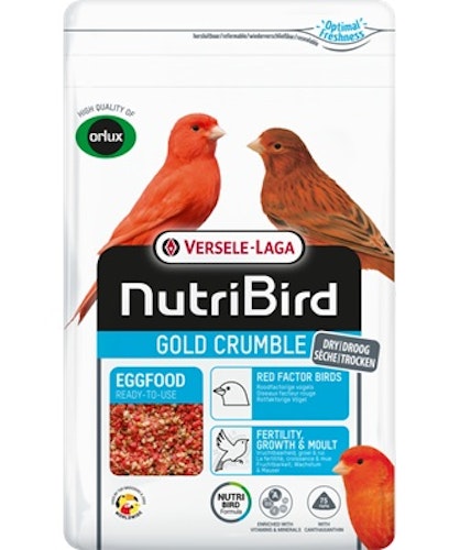 Versele Laga 1kg Gold Crumble Rotfaktorige Vögel