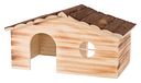Vorschaubild TRIXIE Haus Ragna 2 Ausgänge Kaninchen, Rindenholz/geflammt, 43 × 22 × 25 cm