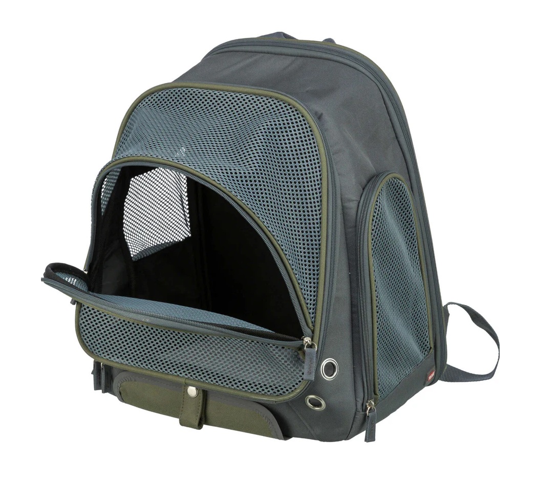 TRIXIE Rucksack Lyla, 34 × 22 × 42 cm, grau/blau