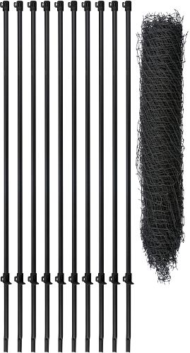 TRIXIE Mobiler Hundezaun, 15 m, schwarz