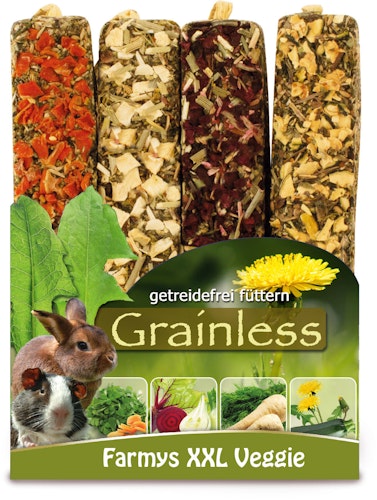 JR FARM Nager Grainless Farmys 450g (4er Pack) Kleintiersnack