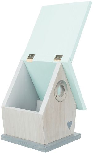TRIXIE Nistkasten für Höhlenbrüter, Kiefernholz, 20 × 26 × 17cm/ø 3,2 cm