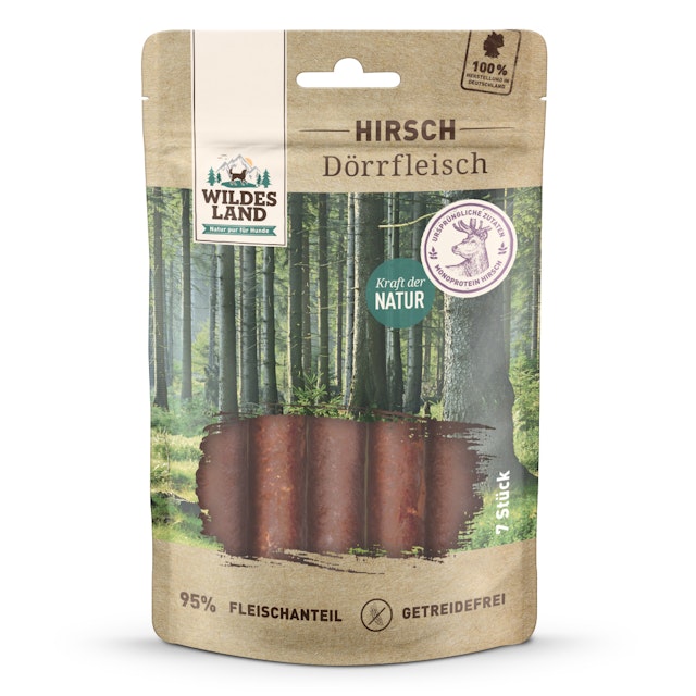 Wildes Land Dörrfleisch Hunde SnackVorschaubild