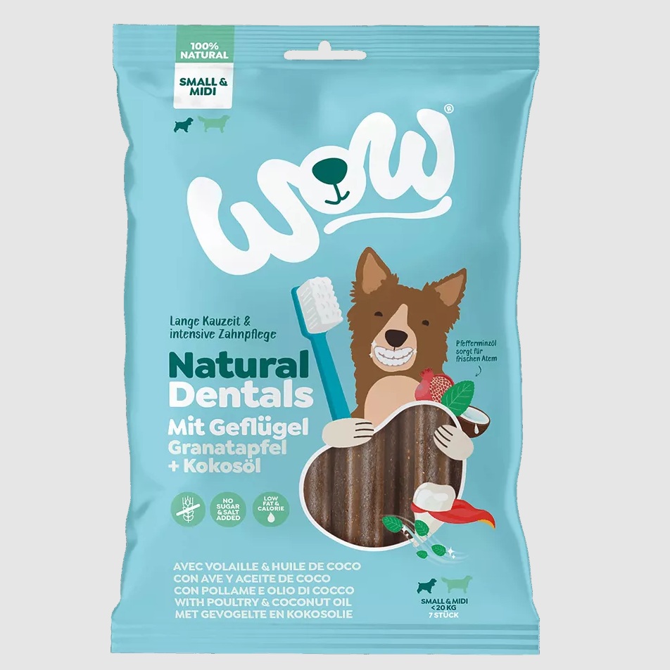 WOW Natural Dentals Gefügel MIDI 195g