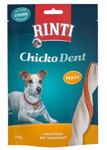 RINTI Chicko Dent Kausticks 150g Hundesnacks