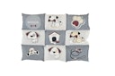 Vorschaubild NOBBY Liegematte "PATCHY"  Classic grau/beige L x B: 58 x 80 cm