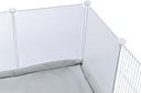 Vorschaubild TRIXIE Indoor Freilaufgehege, Metall/Kunststoff, 140 × 35 × 70 cm, weiß