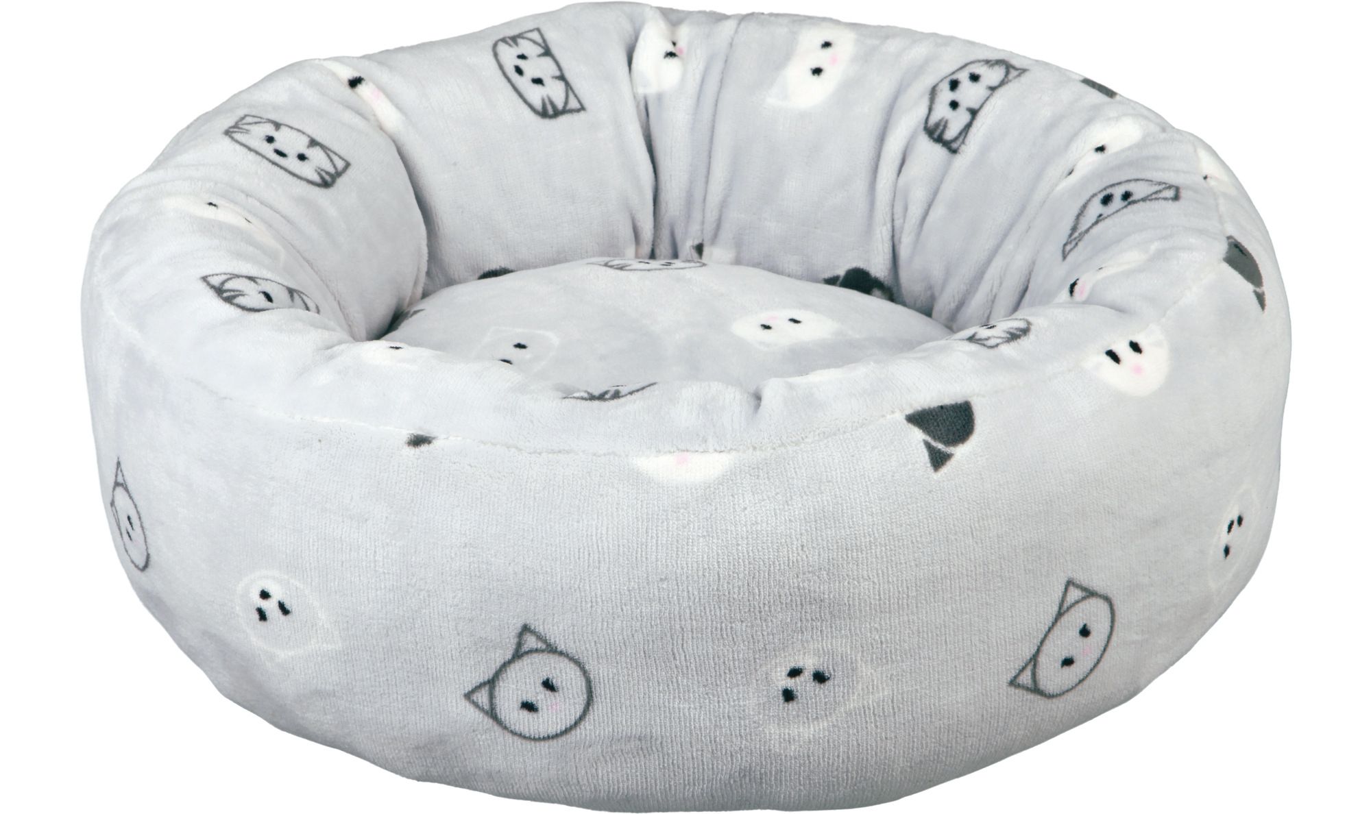 TRIXIE Bett Mimi, rund, ø 50 cm, hellgrau