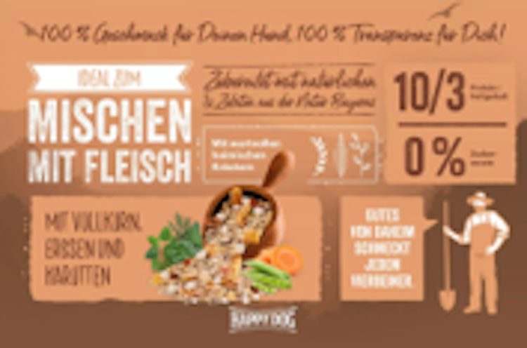 HAPPY DOG NaturCroq Flocken Mixer