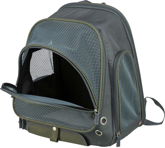 TRIXIE Rucksack Lyla, 34 × 22 × 42 cm, grau/blau