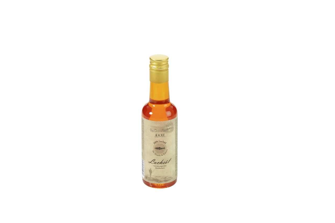 Dr. Clauder's BARF Pro Hair & Skin Lachsöl traditionell Nahrungsergänzung für Hunde & Katzen