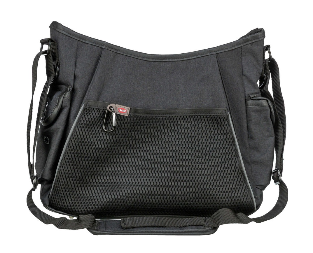 TRIXIE Gassi- und Dummy-Tasche, 34 × 29 × 9 cm, anthrazit
