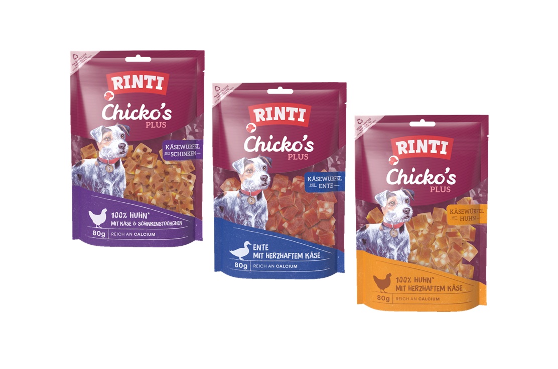 Rinti Snack-Mix 1 Chicko Plus 3x80g Hundesnack