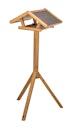Vorschaubild TRIXIE Futterhaus mit Ständer, Kiefernholz, 46 × 22 × 44 cm/1,15 m, braun