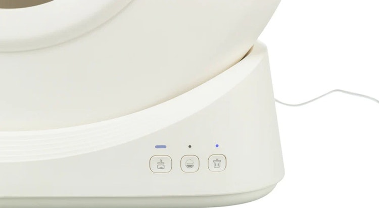 TRIXIE Smarte Katzentoilette, Kunststoff, 51 × 56 × 54 cm, weiß