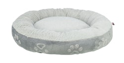 TRIXIE Bett Jimmy Soft, Flanell/Plüsch, rund, ø 70 cm, hellgrau