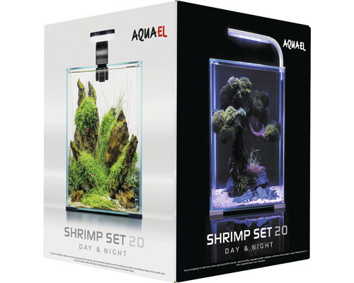 Aquael Shrimp Set Day & Night 20 schwarz