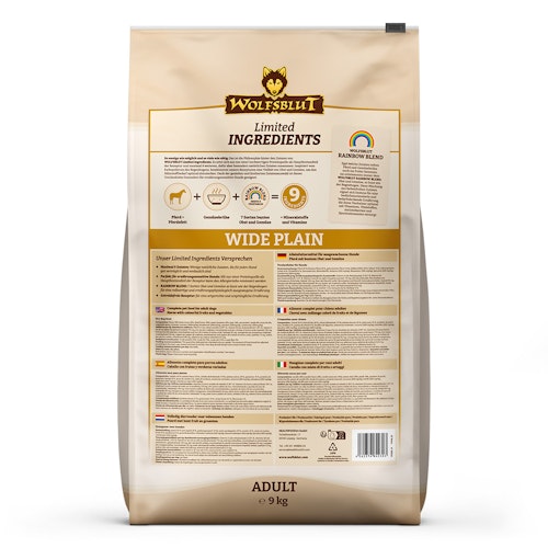 Wolfsblut Limited Ingredients 2 x 9kg Wide Plain Adult