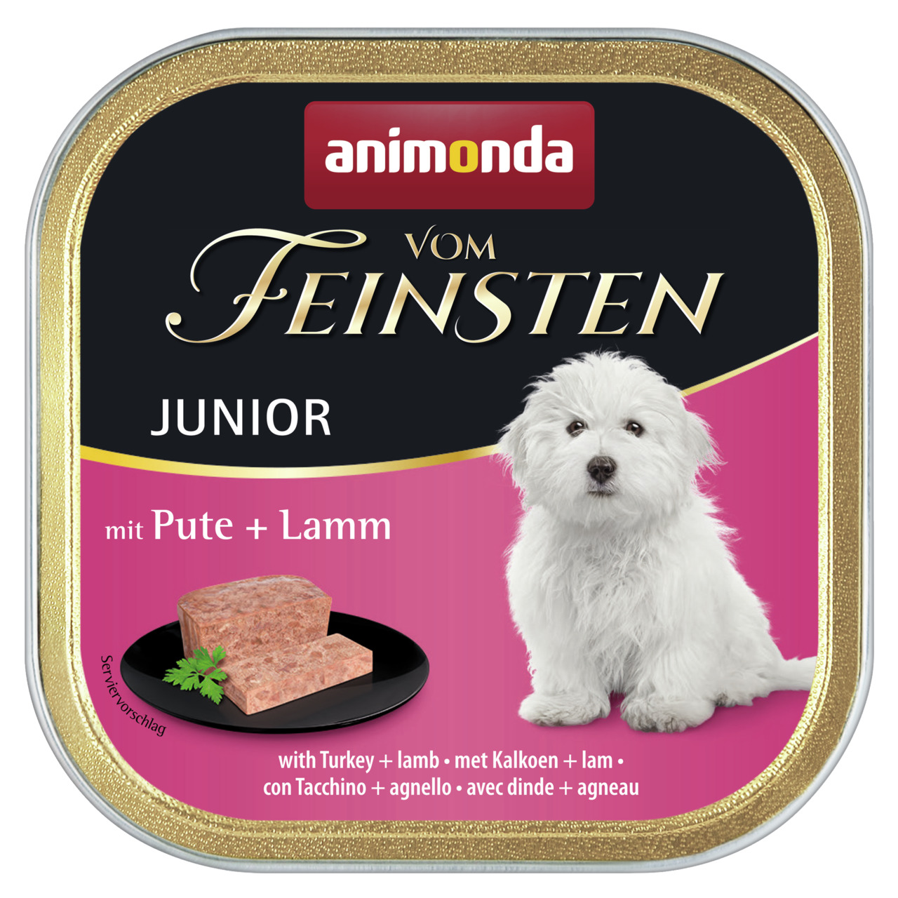 animonda Vom Feinsten Junior 150g Schale Hundenassfutter