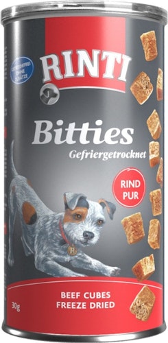 RINTI Bitties Pur gefriergetrocknet 30 Gramm Hundesnack