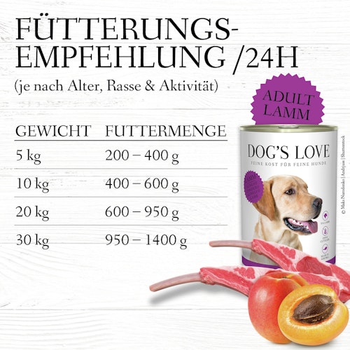 Dog's Love Classic 200g Dose Hundenassfutter