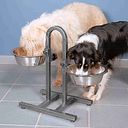 Vorschaubild TRIXIE Hundebar, höhenverstellbar, Edelstahl/Metall, 2 × 2,8 l/ø 24 cm