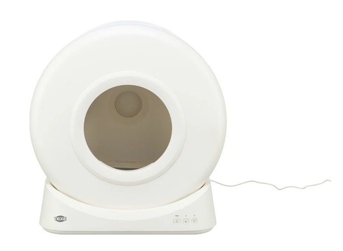 TRIXIE Smarte Katzentoilette, Kunststoff, 51 × 56 × 54 cm, weiß