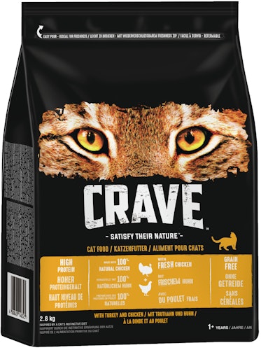 CRAVE Truthahn & Huhn Katzentrockenfutter