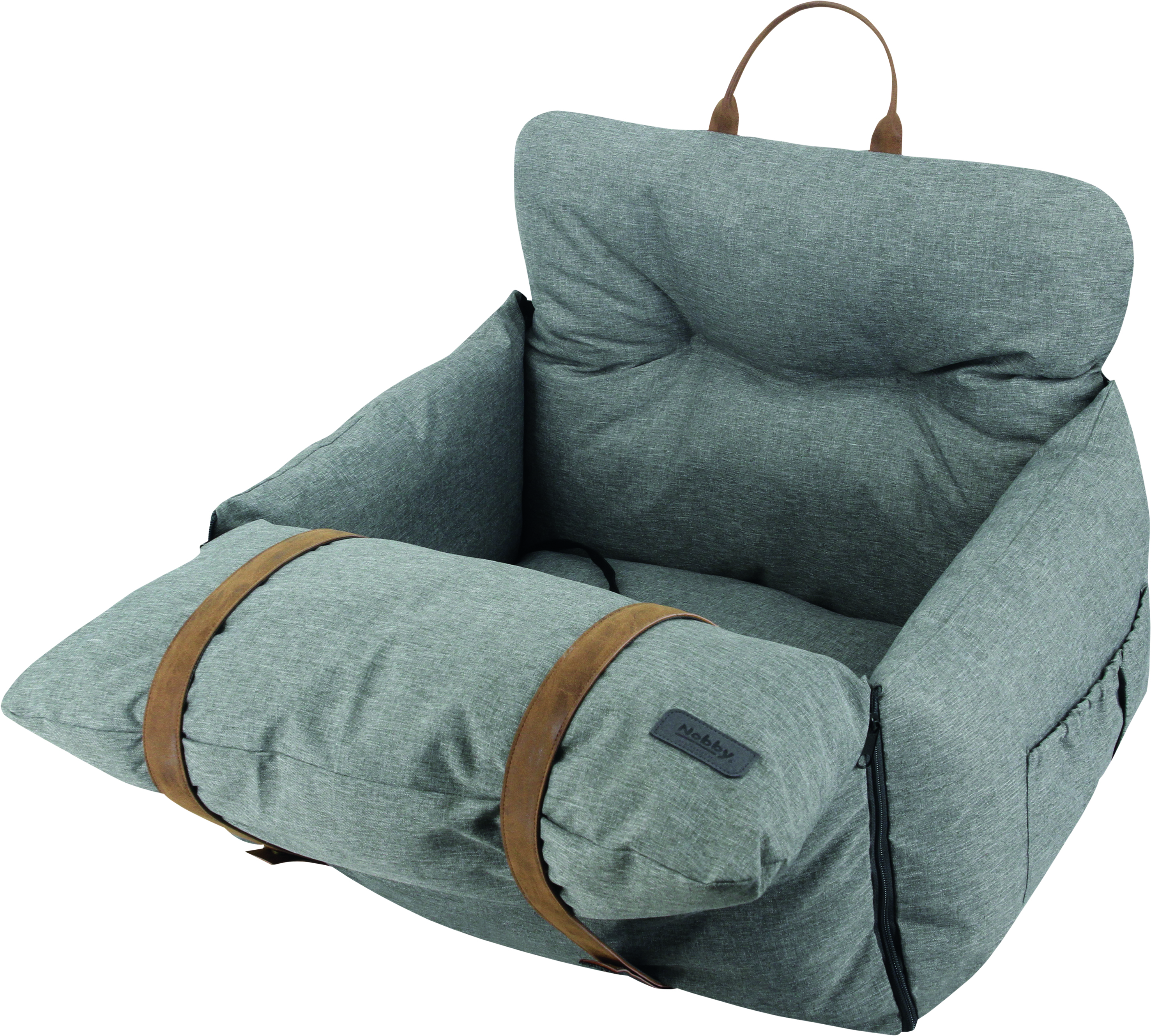 NOBBY Komfort Reisebett "BENA" grau 60 x 50 x 43 cm