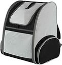 Vorschaubild TRIXIE Rucksack Chloe, 39 × 43 × 27 cm, hellgrau/schwarz