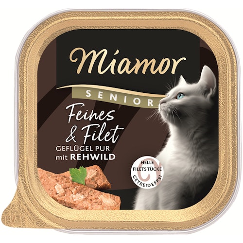 Miamor Feine Filets Senior 100g-Schale Katzennassfutter