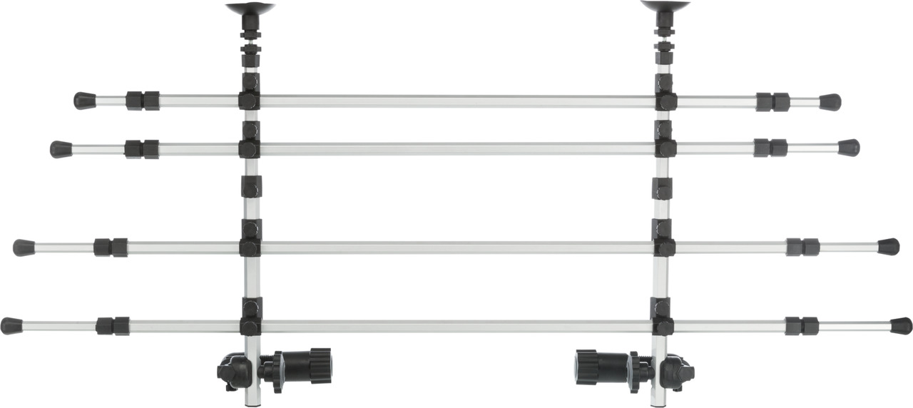 TRIXIE Auto-Gitter 105-172/46-60cm silber/schwarz
