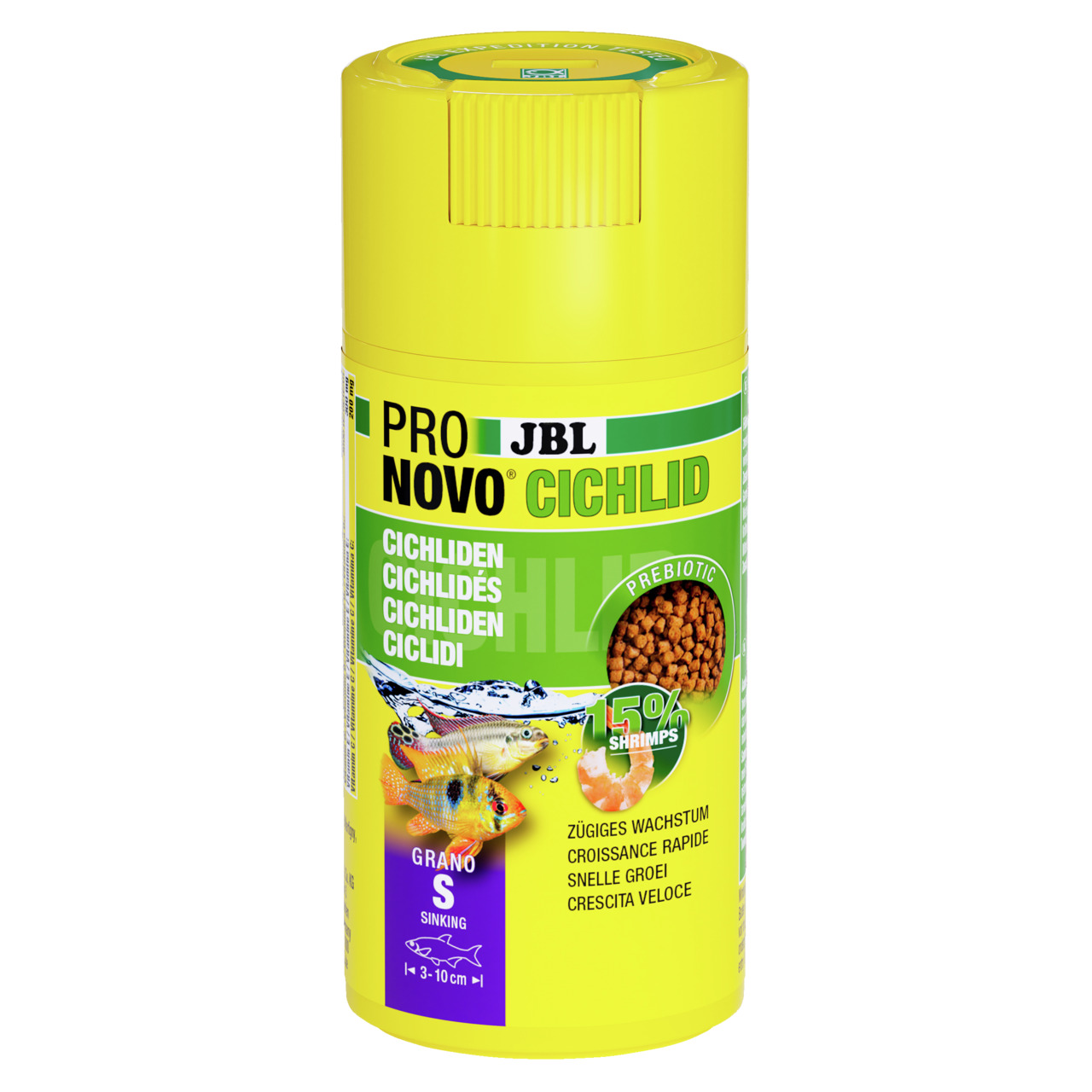 JBL Pronovo Cichlid Grano S 250 Milliliter Fischfutter
